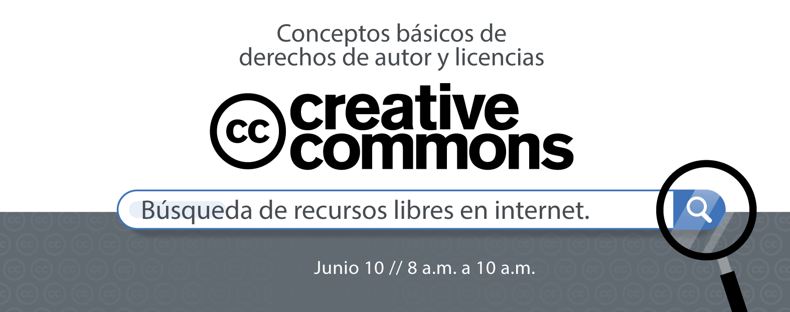 Imagen del taller Conceptos básicos de derechos de autor y licencias Creative Commons - Búsqueda de recursos libres en internet.
