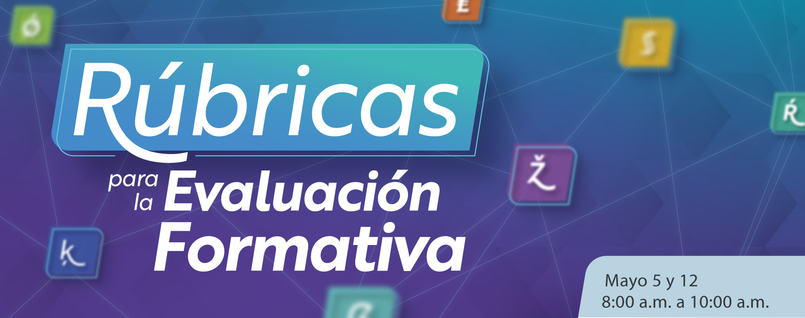 Imagen del taller Rúbricas para la evaluación formativa